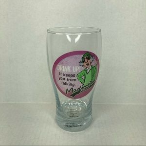 Maxine's Place Beer Pint Glass Hallmark Drink Up